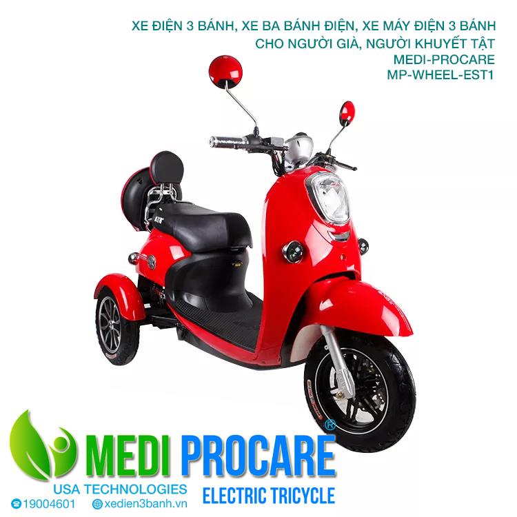 Xe điện 3 bánh MEDI-PROCARE EST1