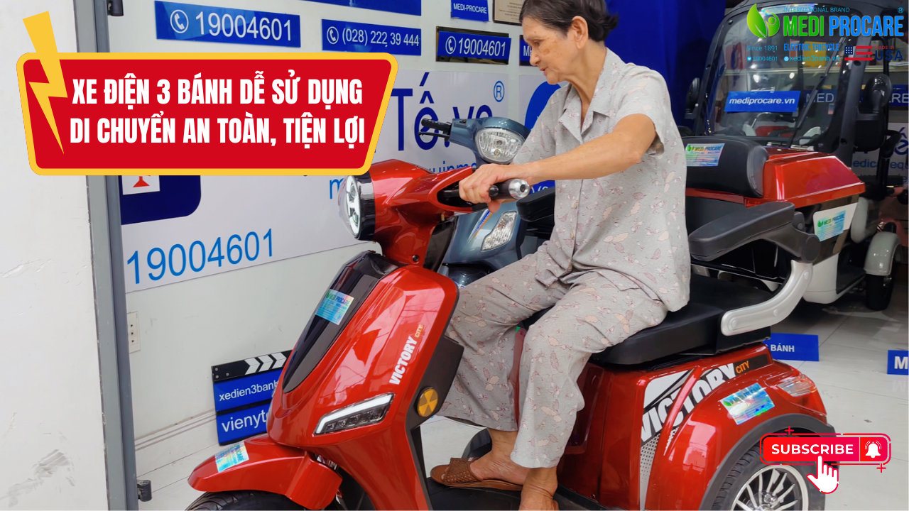 Xe điện 3 bánh MEDI-PROCARE EST717